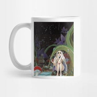 A Storm is coming - faerie hides from the rain Mug